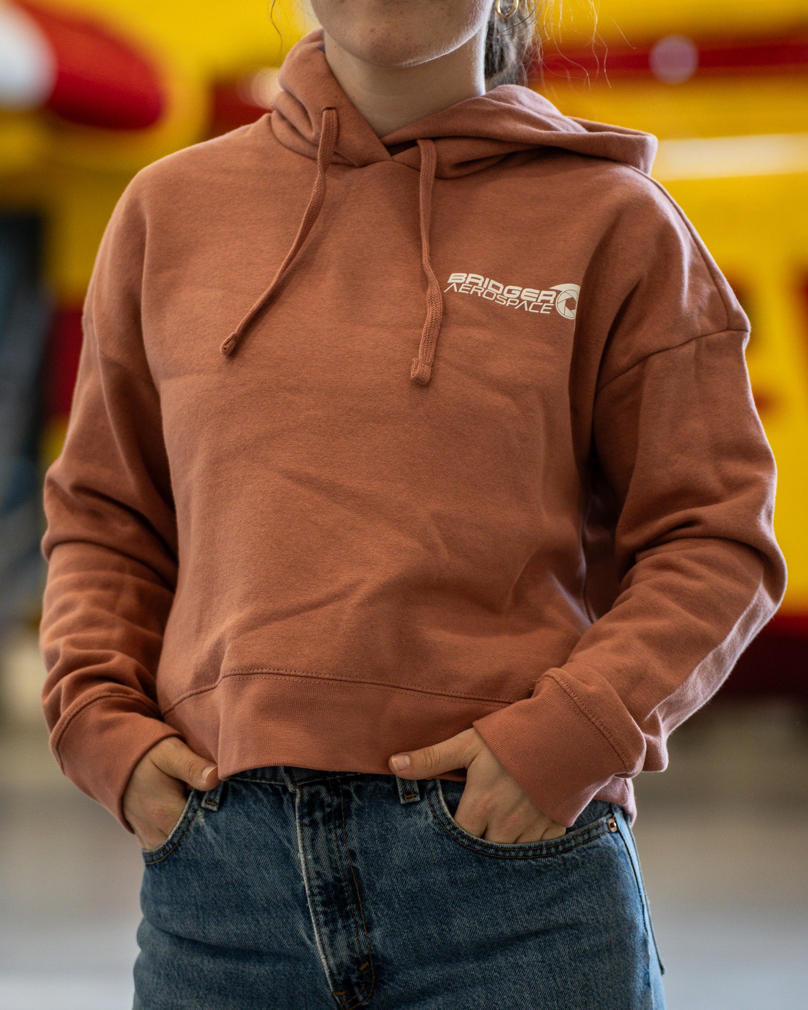 Women's Aerial Firefighting Cropped Hoodie | Wildfire