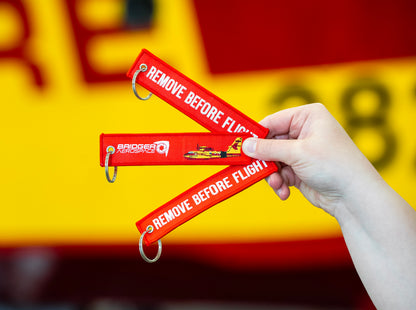 Remove Before Flight Keychain Super Scooper