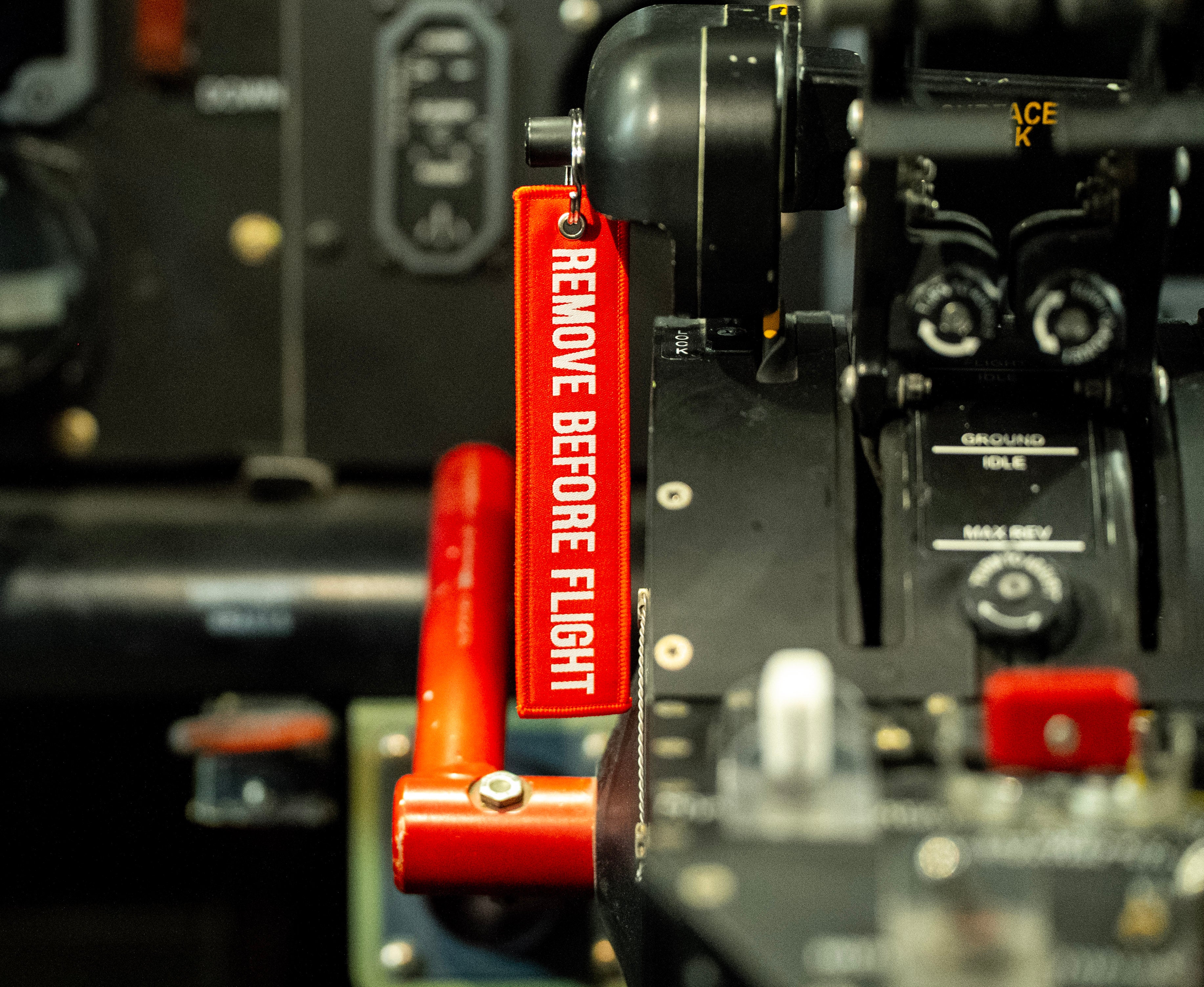 Remove Before Flight Keychain Super Scooper