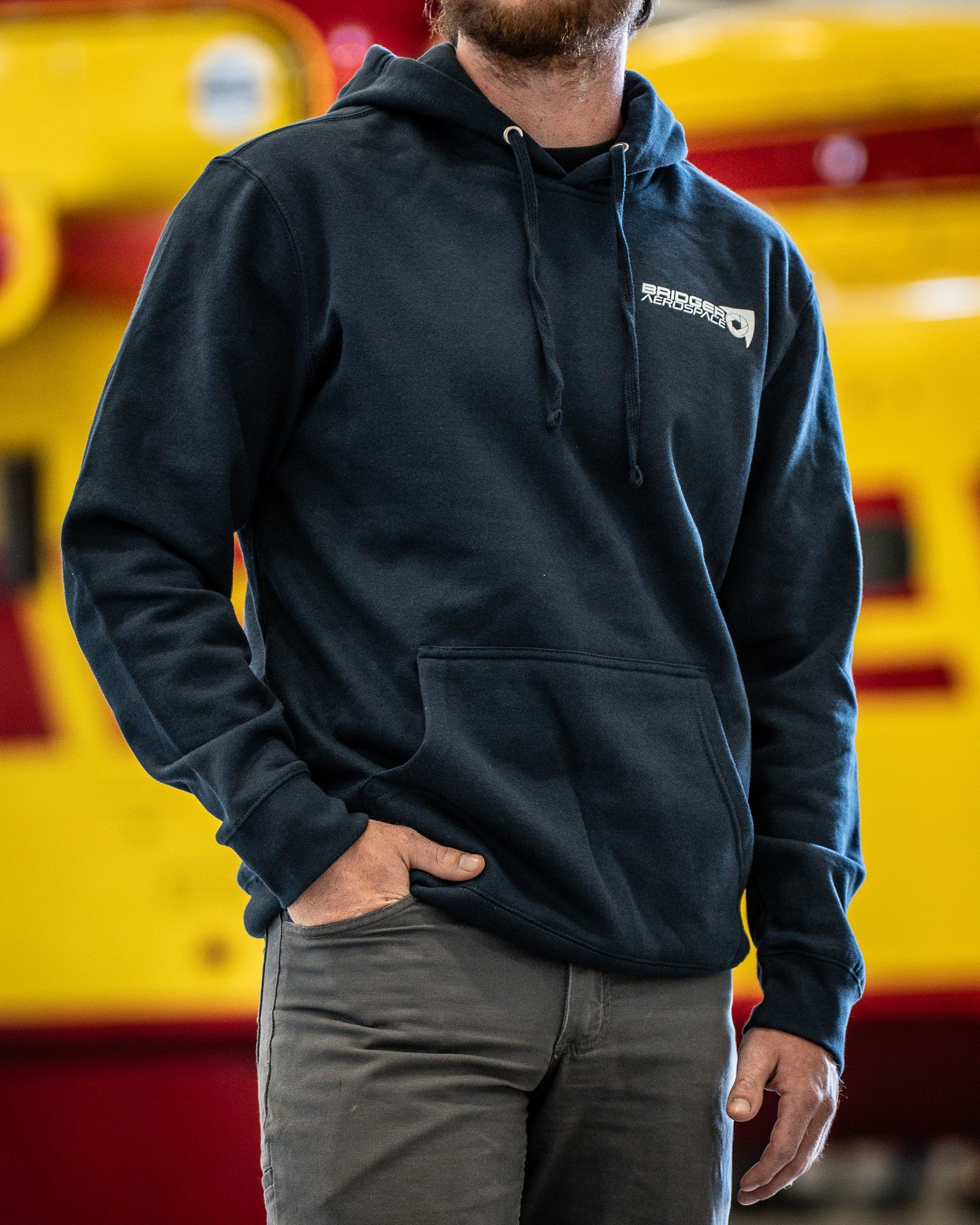 Men's Aerial Firefighting Hooded Sweatshirt | Navy