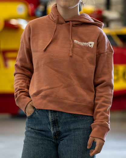 Women's Aerial Firefighting Cropped Hoodie | Wildfire
