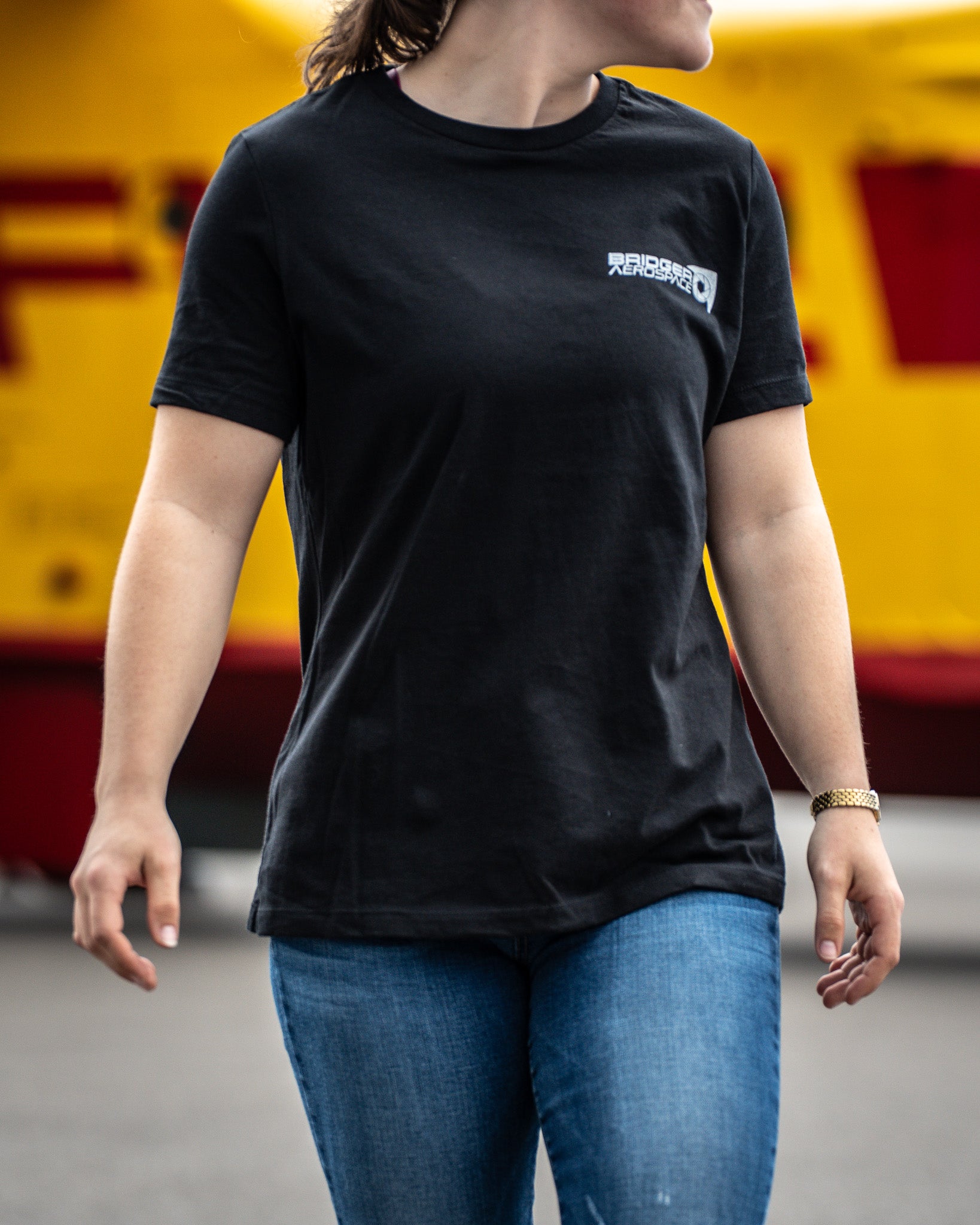 Women's Aerial Firefighting 2025 T-Shirt | Black