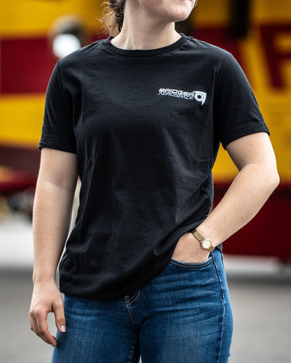 Women's Aerial Firefighting 2025 T-Shirt | Black