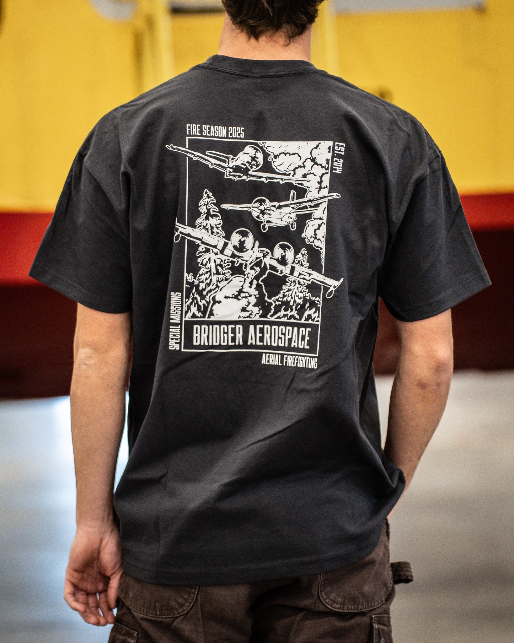 Men's Heavyweight T-Shirt | Graphite Black