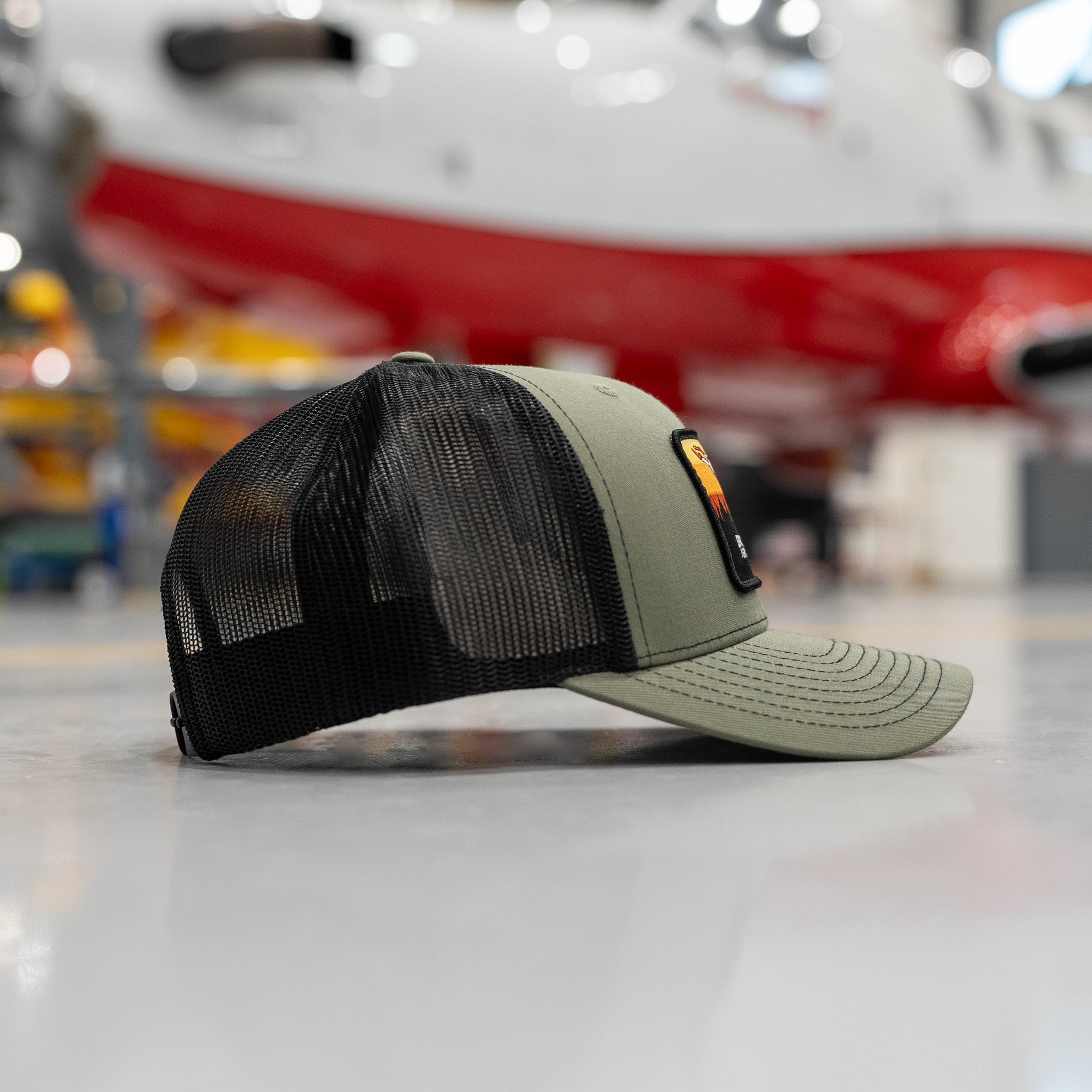 PC-12 Trucker Hat (Loden/Black)