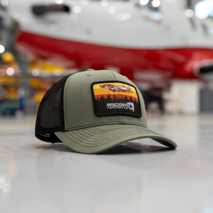 PC-12 Trucker Hat (Loden/Black)