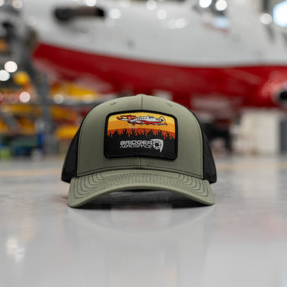 PC-12 Trucker Hat (Loden/Black)