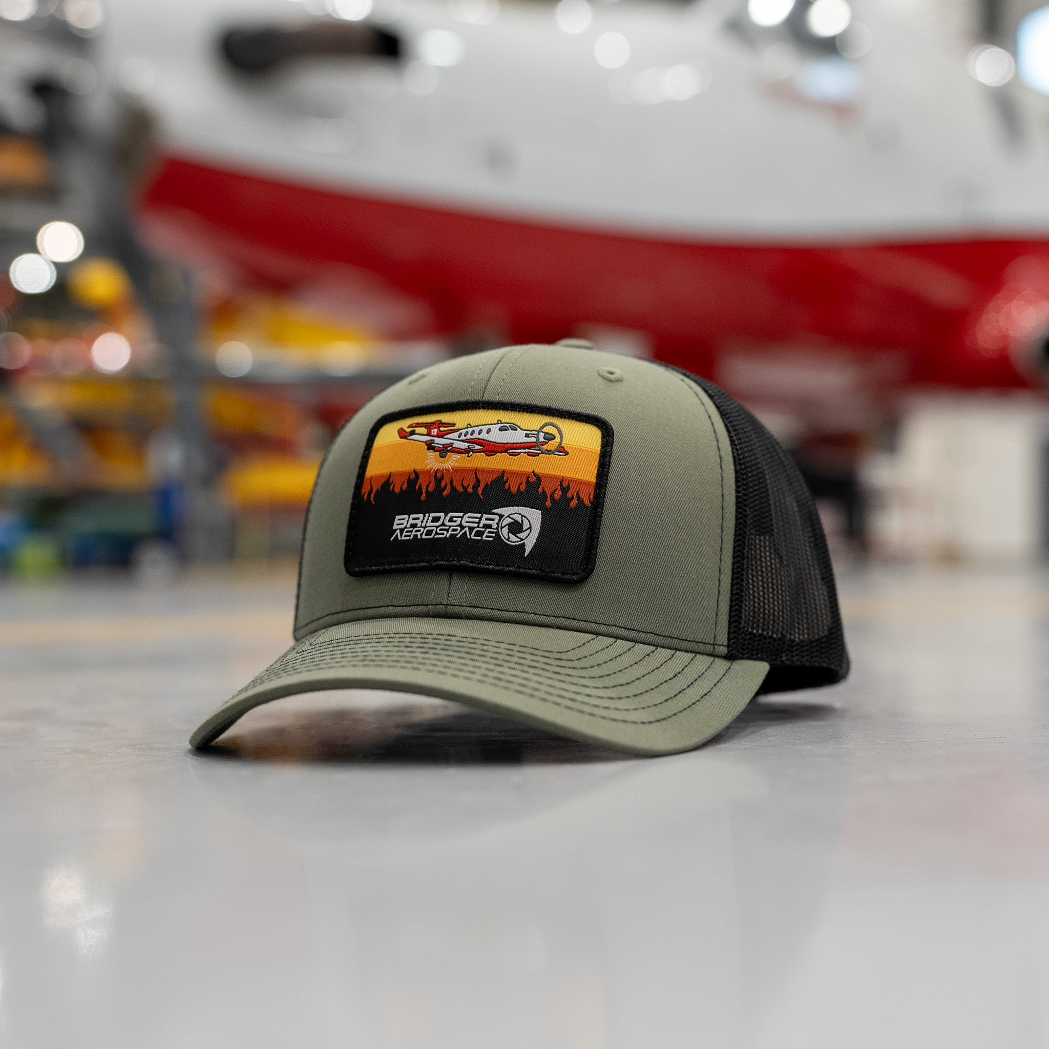 PC-12 Trucker Hat (Loden/Black)