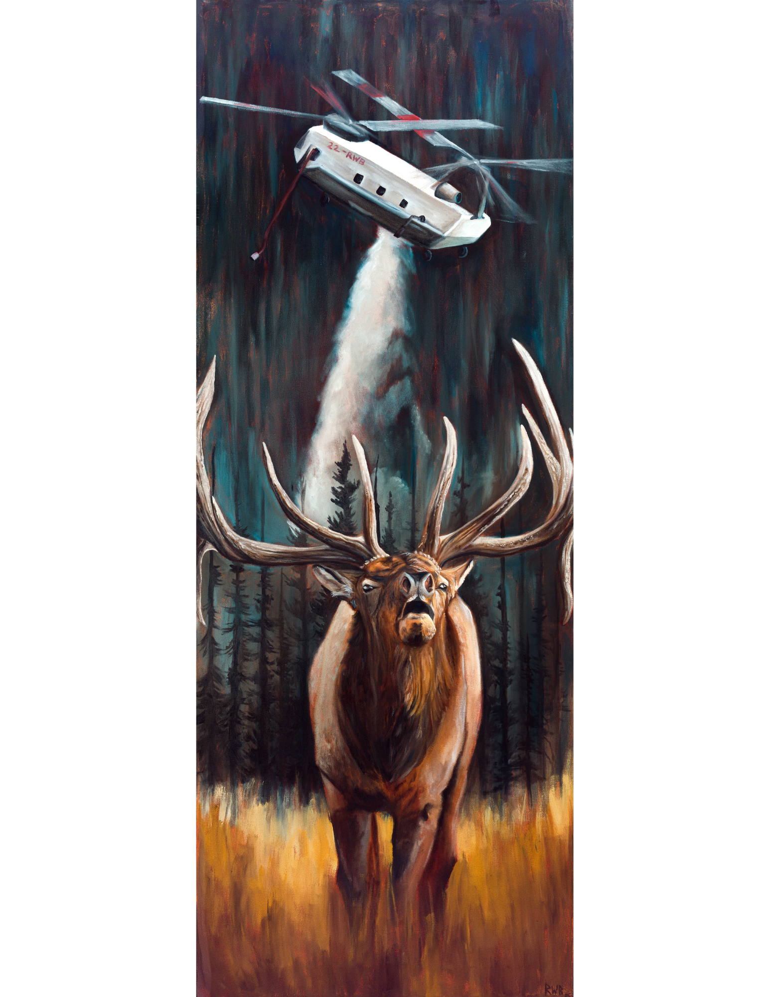 Russ B. Print "Bugling for Help"